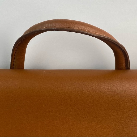 Tolblanc Paris Genuine Leather Backpack Brown Black - Picture 4 of 16